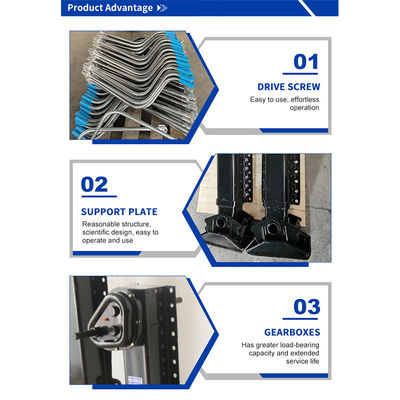 Ориентированный OE NO. 28 тонн 19' Fuwa Landing Gear Legs Standard Double Speed Hydraulic Landing Legs For Trailer (Стандартная двойная скорость гидравлическая посадка для прицепа)